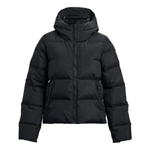 Under Armour A_[A[}[ fB[X Xj[J[ y(WMNS) Under Armour ColdGear Infrared Down Hooded Jacket 'Black' 1378861-001z TCY US_W_S