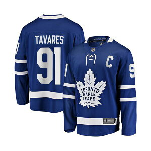 t@ieBNX Y Vc gbvX Men's John Tavares Blue Toronto Maple Leafs Home Captain Premier Breakaway Player Jersey Blue