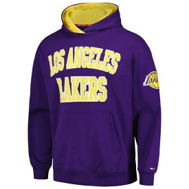 トミーヒルフィガー メンズ パーカー・スウェットシャツ アウター Los Angeles Lakers Tommy Jeans Greyson Pullover Hoodie Purple