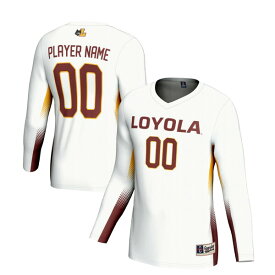 ゲームデイグレーツ メンズ ユニフォーム トップス Loyola Chicago Ramblers GameDay Greats Unisex NIL Lightweight Volleyball Jersey White