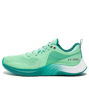 Under Armour �A���_�[�A�[�}�[ ���f�B�[�X �X�j�[�J�[ �y(WMNS) Under Armour HOVR Omnia 'Green Breeze Coastal Teal' 3026204-301�z �T�C�Y US_8.5(25.5cm)