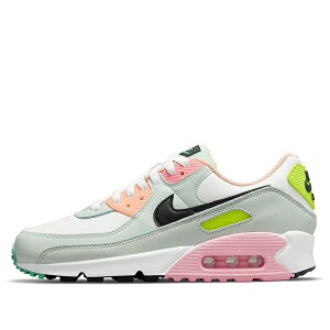 Nike �i�C�L ���f�B�[�X �X�j�[�J�[ �y(WMNS) Nike Air Max 90 'White Volt Green Glow' CZ1617-100�z �T�C�Y US_6.5(23.5cm)