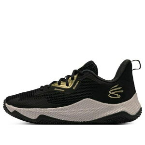 Under Armour A_[A[}[ Y Xj[J[ yUnder Armour Curry 3 HOVR Splash 'Black Metallic Gold' 3026275-001z TCY US_9(27.0cm)