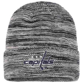 アディダス メンズ 帽子 アクセサリー Washington Capitals adidas Marled Cuffed Knit Hat Black/White