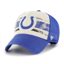 フォーティーセブン メンズ 帽子 アクセサリー Indianapolis Colts '47 Breakout MVP Trucker Adjustable Hat Cream
