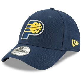 ニューエラ メンズ 帽子 アクセサリー Indiana Pacers New Era Official Team Color The League 9FORTY Adjustable Hat Navy