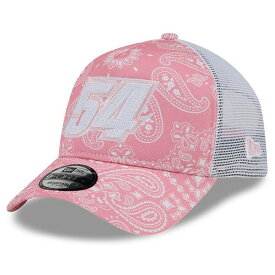ニューエラ メンズ 帽子 アクセサリー Ty Gibbs New Era 9FORTY AFrame Trucker Paisley Adjustable Hat Pink