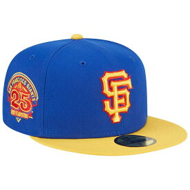 ニューエラ メンズ 帽子 アクセサリー San Francisco Giants New Era Empire 59FIFTY Fitted Hat Royal/Yellow