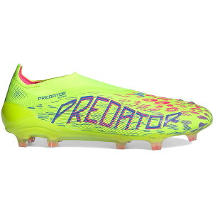 adidas AfB_X Y Xj[J[ yadidas Predator Elite Laceless FG Mystic Victory Packz TCY US_11(29.0cm) Lucid Lemon/Blue Fusion/Lucid Pink