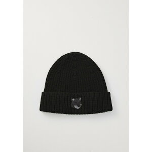 ] Lcl Y T_ V[Y BOLD FOX HEAD BEANIE UNISEX - Beanie - black