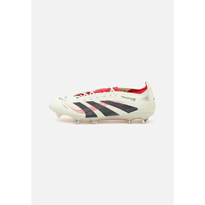 AfB_X Y T_ V[Y PREDATOR ELITE FIRM GROUND - Moulded stud football boots - off white/core black/pure ruby