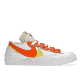Nike ナイキ メンズ スニーカー 【Nike Blazer Low】 サイズ US_10(28.0cm) sacai White Magma Orange