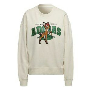 adidas AfB_X fB[X Xj[J[ y(WMNS) adidas Originals x Disney Bambi Pullover Sweatshirt 'Creamy White' HD2754z TCY US_W_38
