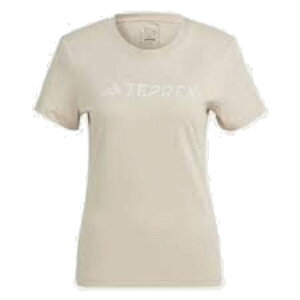 adidas アディダス レディース スニーカー 【(WMNS) adidas Terrex Classic Logo T-Shirt Asia Sizing 'Beige' IB1157】 サイズ US_W_M