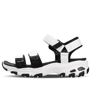 Skechers XPb`[Y fB[X Xj[J[ y(WMNS) Skechers D'Lites Sandal GS Black/White 31514-WBKz TCY US_6(23.0cm)