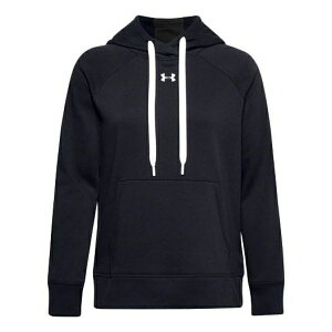 Under Armour アンダーアーマー レディース スニーカー 【(WMNS) Under Armour Rival Fleece Hoodie 'Black White' 1356317-001】 サイズ US_W_M