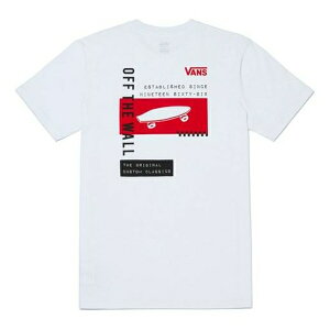 Vans oY fB[X Xj[J[ y(WMNS) Vans SS20 Skateboard Logo Printing Short Sleeve White VN0A4BRQWHTz TCY US_W_XL