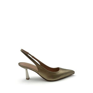 ���x���g�t�F�X�^ ���f�B�[�X �p���v�X �V���[�Y Slingback-strap pumps Gold