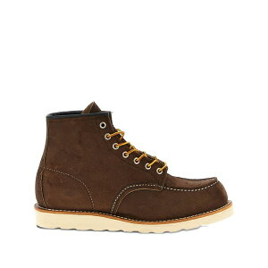 ���b�h�E�B���O �����Y �u�[�c �V���[�Y Classic moc contrast-stitching ankle boots Brown