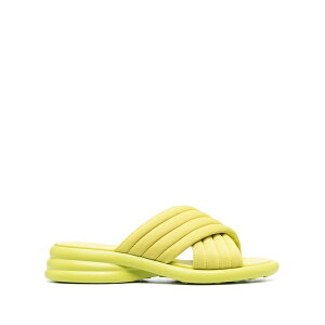 �J���y�[�� ���f�B�[�X �T���_�� �V���[�Y Spiro crossover-strap sandals Green