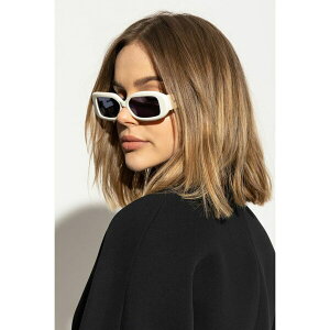 �W���N�G���X �����Y �T���O���X�E�A�C�E�F�A �A�N�Z�T���[ Les lunettes rond carr䩘R sunglasses White