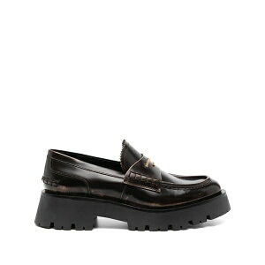 �A���L�T���_�[���� ���f�B�[�X �X���b�|���E���[�t�@�[ �V���[�Y Carter 45mm mid-heel leather loafers Brown