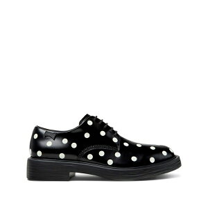 �J���y�[�� �����Y �h���X�V���[�Y �V���[�Y Polka-dot oxford shoes Black