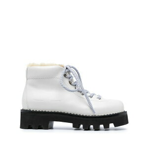 �v���G���U�V�����[ ���f�B�[�X �u�[�c �V���[�Y Shearling hiking boots White