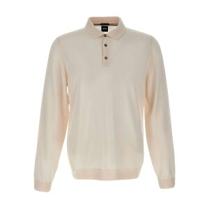 �{�X �����Y �|���V���c �g�b�v�X Long-sleeve three-button polo shirt -