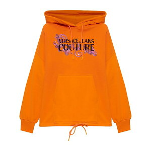 �x���T�[�` ���f�B�[�X �p�[�J�[�E�X�E�F�b�g�V���c �A�E�^�[ Logo-appliqu䩘R hoodie Orange