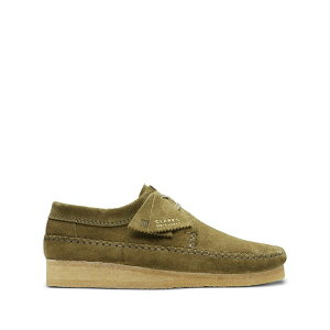 �N���[�N�X �����Y �u�[�c �V���[�Y Weaver dark green suede desert boots Green