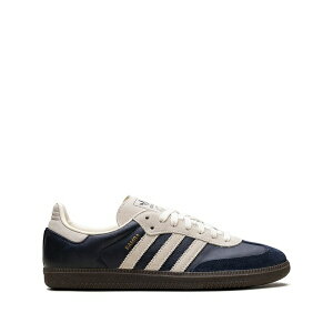 �A�f�B�_�X �����Y �X�j�[�J�[ �V���[�Y Samba og aurora ink/cream white sneakers Blue