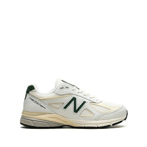 �j���[�o�����X �����Y �X�j�[�J�[ �V���[�Y X teddy santis 990v4 made in usa white green sneakers White