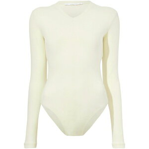 �v���G���U �X�N�[���[ �z���C�g ���[�x�� ���f�B�[�X T�V���c �g�b�v�X Delaney bodysuit Yellow