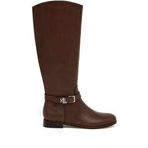 �����t���[���� ���f�B�[�X �u�[�c �V���[�Y Brooke leather boots Brown