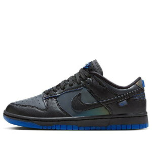 Nike �i�C�L ���f�B�[�X �X�j�[�J�[ Black/Blue �y(WMNS) Nike Dunk Low 'Black Royal Iridescent' FB1842-001�z �T�C�Y US_W_10