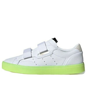 adidas AfB_X fB[X Xj[J[ White y(WMNS)adidas Sleek S 'Cloud White Hi Res Yellow' EE8279z TCY US_5.5(22.5cm)