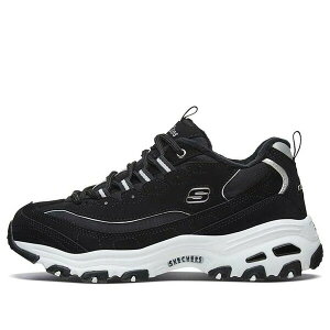 Skechers �X�P�b�`���[�Y ���f�B�[�X �X�j�[�J�[ Black �y(WMNS) Skechers D Lites 1.0 Low-Top Running Shoes Black 66666125-BLK�z �T�C�Y US_5.5(22.5cm)