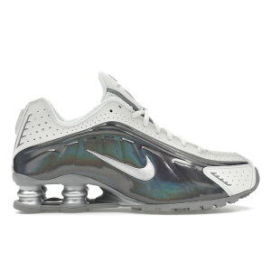 Nike �i�C�L ���f�B�[�X �X�j�[�J�[ �yNike Shox R4 White Iridescent (Women's)�z �T�C�Y US_5(22.0cm) Summit White/Hydrangeas/Metallic Silver/Summit White