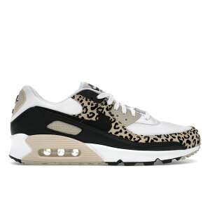 Nike iCL fB[X Xj[J[ yNike Air Max 90 Leopard Sanddrift Black (Women's)z TCY US_6.5(23.5cm) White/Sanddrift/Hemp/Black
