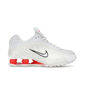 Nike �i�C�L ���f�B�[�X �X�j�[�J�[ �yNike Shox R4 White Phantom Picante Red (Women's)�z �T�C�Y US_7(24.0cm) White/Phantom/Picante Red/White