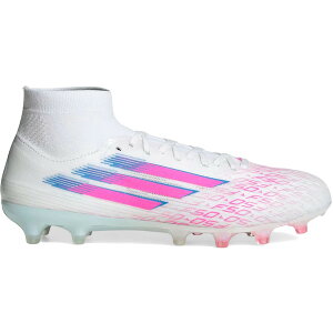 adidas AfB_X fB[X Xj[J[ yadidas F50 Pro Mid-Cut FG Sparkfusion Pack White Lucid Pink (Women's)z TCY US_6.5(23.5cm) Cloud White/Lucid Pink/Cloud White