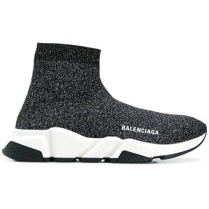 Balenciaga oVAK fB[X Xj[J[ yBalenciaga Speed Trainers Mid Lurex Knit (Women's)z TCY US_W_11 Grey
