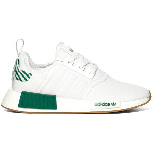 adidas AfB_X fB[X Xj[J[ yadidas NMD R1 White Dark Green (Women's)z TCY US_7(24.0cm) Cloud White/Core White/Dark Green