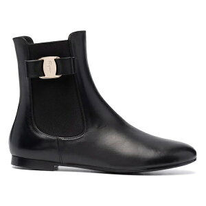 Ferragamo tFK fB[X Xj[J[ yFerragamo Vara Bow Chelsea Boots Black (Women's)z TCY US_W_10.5 Black