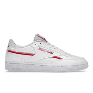 Reebok ���[�{�b�N ���f�B�[�X �X�j�[�J�[ �yReebok Club C 85 Vegan White Atomic Pink (Women's)�z �T�C�Y US_5(22.0cm) Footwer White/Atomic Pink/Vector Red