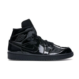 Jordan W[_ fB[X Xj[J[ yJordan 1 Mid SE Triple Black Patent (Women's)z TCY US_7(24.0cm) Black/Black-Black-Black