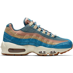 Nike iCL fB[X Xj[J[ yNike Air Max 95 Embossed Fur Pony (Women's)z TCY US_8(25.0cm) Smokey Blue/Smokey Blue-Mushroom