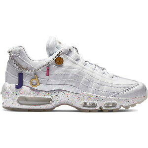 Nike iCL fB[X Xj[J[ yNike Air Max 95 Tokyo Charm (Women's)z TCY US_7(24.0cm) White/Metallic Silver-Multi-Color