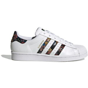 adidas AfB_X fB[X Xj[J[ yadidas Superstar Floral Twist Stripes (Women's)z TCY US_7(24.0cm) Cloud White/Core Black/Red